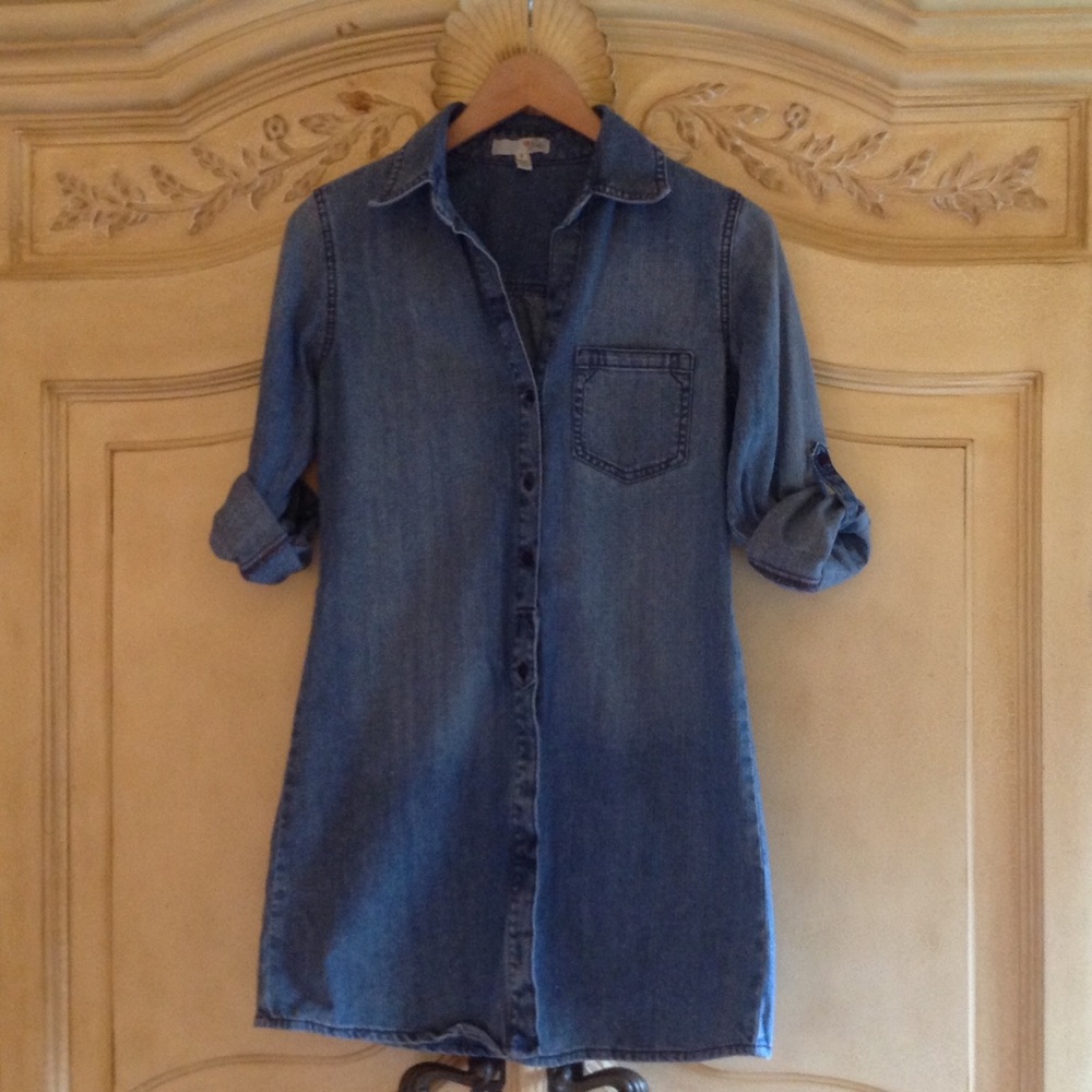 Denim Shirt Dress
